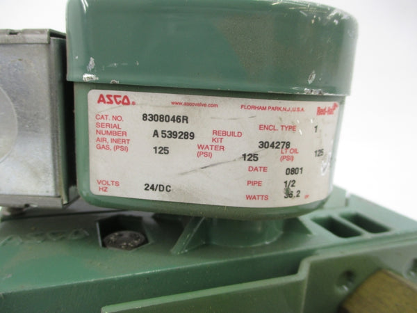 ASCO 8308046R 24VDC 125PSI 1/2" NSNP