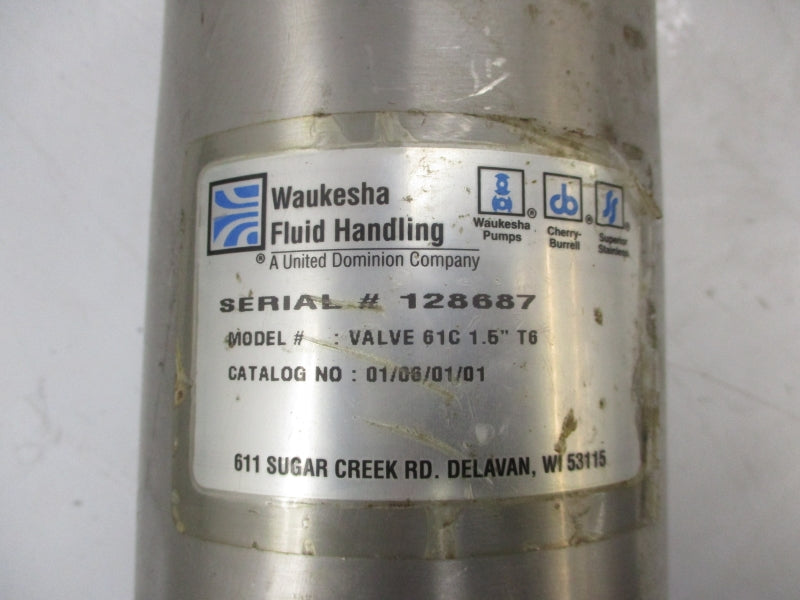 WAUKESHA VALVE 61C 1.5" T6 01/06/01/01 UNMP