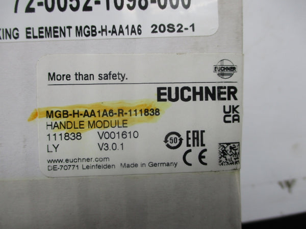 EUCHMER MGB-H-AA1A6-R-111838 NSFS