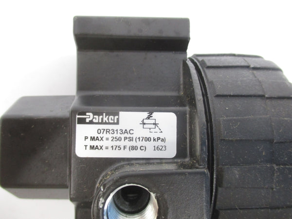 PARKER 07R313AC 0-125PSI NSMP