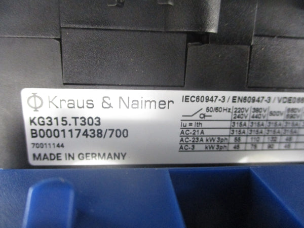 KRAUS & NAIMER KG315.T303 NSNP