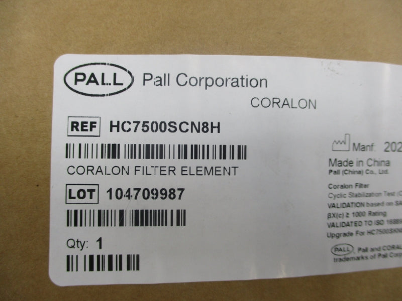PALL HC7500SCN8H 200PSI NSMP
