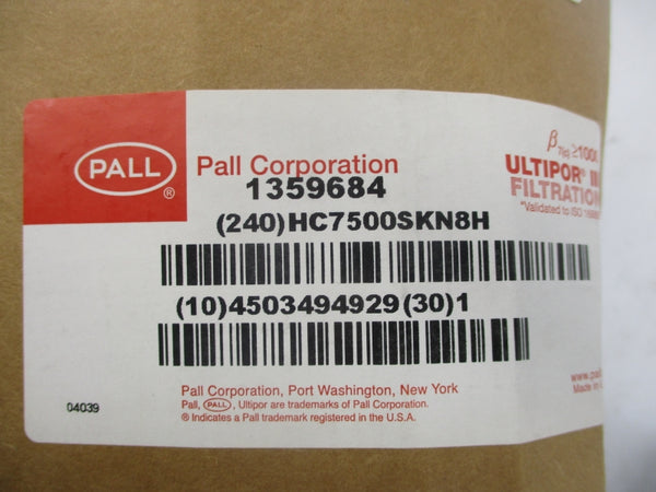 PALL HC7500SKN8H 200PSI NSMP