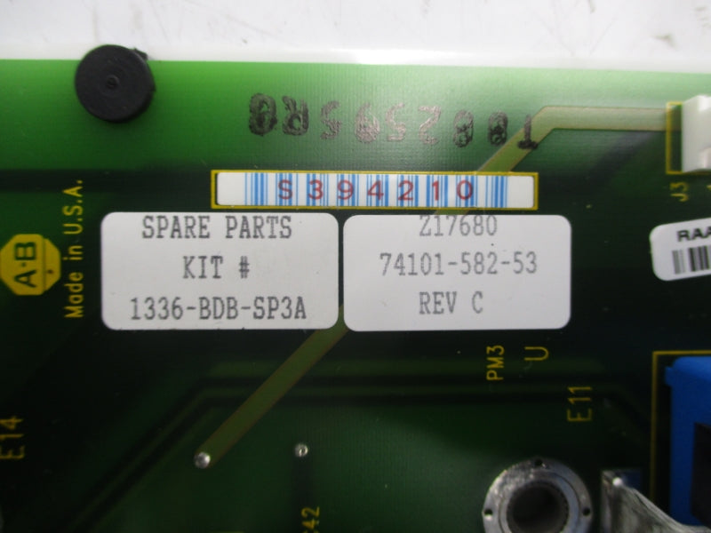 ALLEN BRADLEY 1336-BDB-SP3A SER. A 460V NSMP