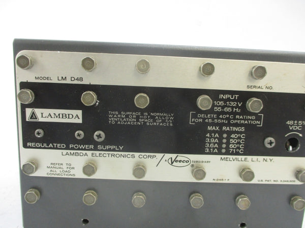 LAMBDA LM D48 105-132V 3.1A (AS PICTURED) UNMP