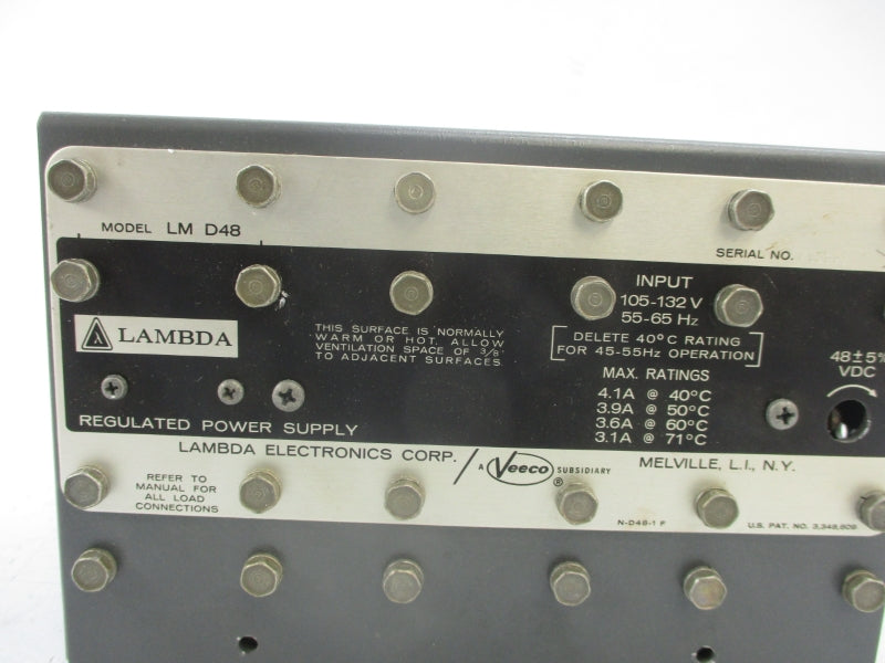 LAMBDA LM D48 105-132V 3.1A (AS PICTURED) UNMP