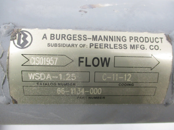 BURGESS-MANNING WSDA-1.25 66-1134-000 NSNP