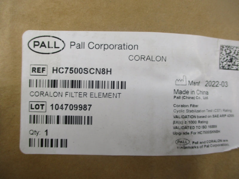 PALL HC7500SCN8H NSMP