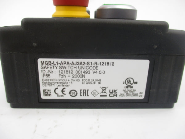 EUCHNER MGB-L1-APA-AJ3A2-S1-R-121812 NSMP