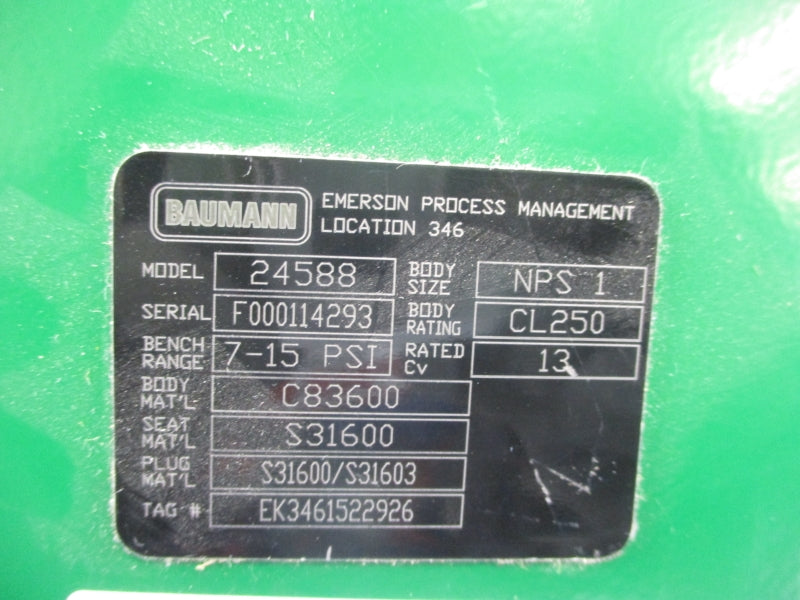 BAUMANN 24588 7-15PSI NSNP