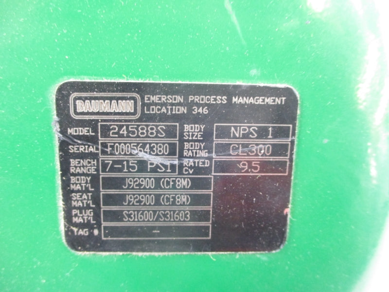 BAUMANN 24S88S 7-15PSI (AS PICTURED) UNMP