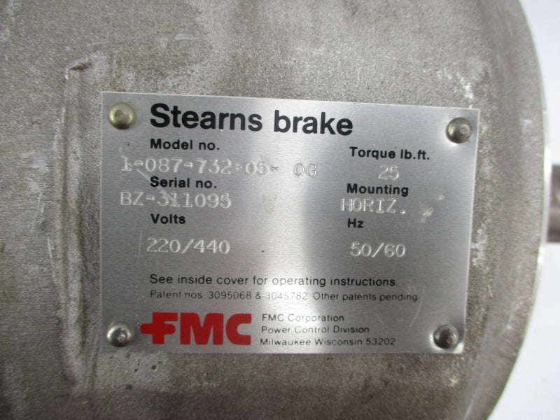 STEARNS 1-087-732-05-0G 108773201-0G 220/440V UNMP