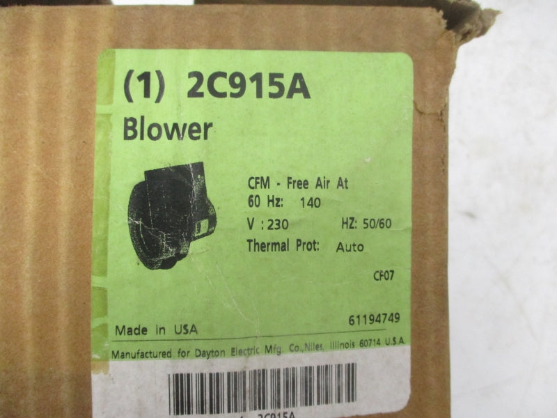 DAYTON 2C915A 230V NSMP