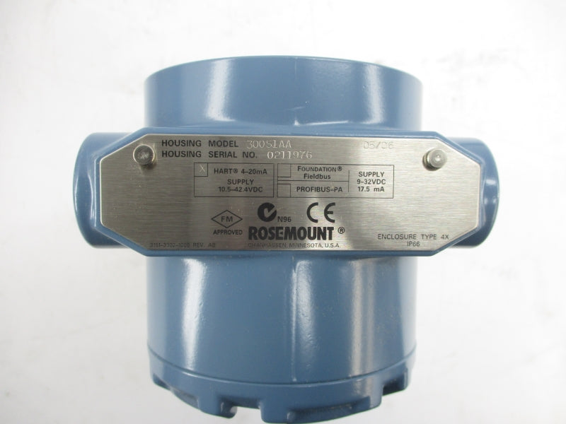 ROSEMOUNT 3051S2CG4A2E11A1AB4 10.5-42.4VDC 0 TO 300PSI NSMP