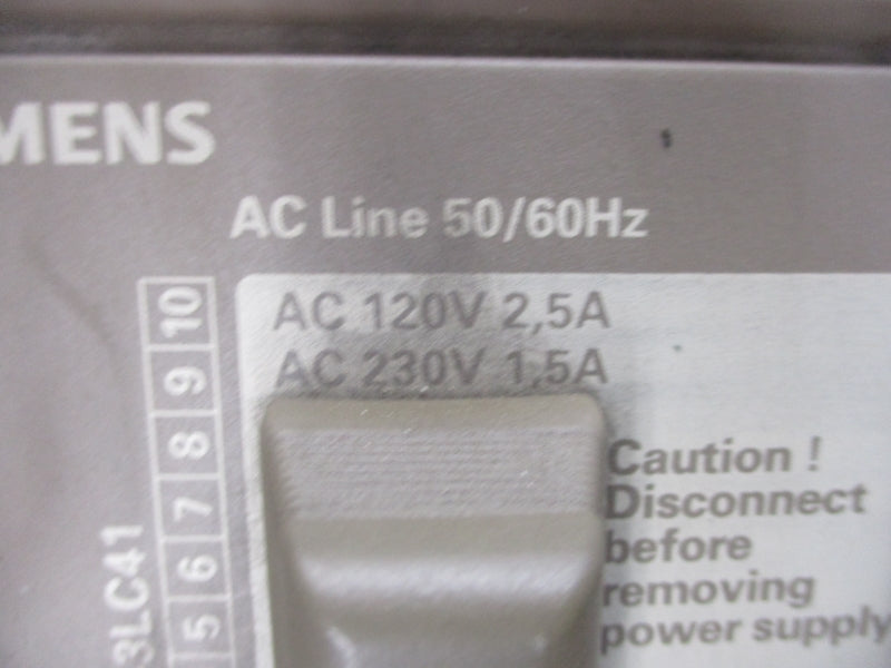 SIEMENS 6ES5135-3UA21 230VAC 1.5A NSNP