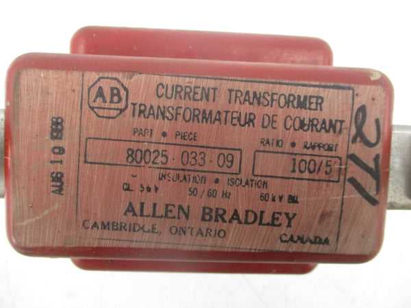 ALLEN BRADLEY 80025-033-09 (AS PICTURED) UNMP