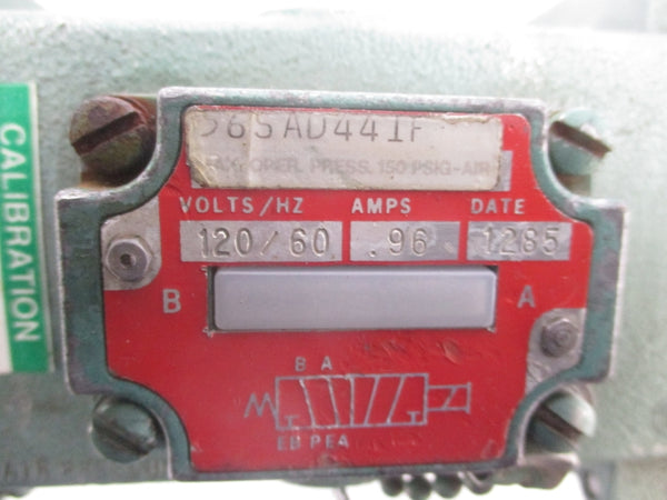 NUMATICS 56SAD441F 120V 0.96A UNMP