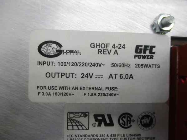 GFC POWER GHOF 4-24 REV. A 24V 6.0A NSNP