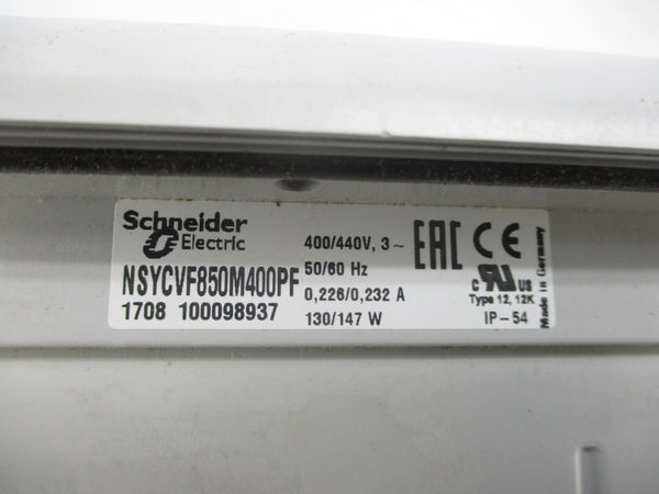 SCHNEIDER ELECTRIC NSYCVF850M400PF 400/440V 0.226/0.232A NSNP