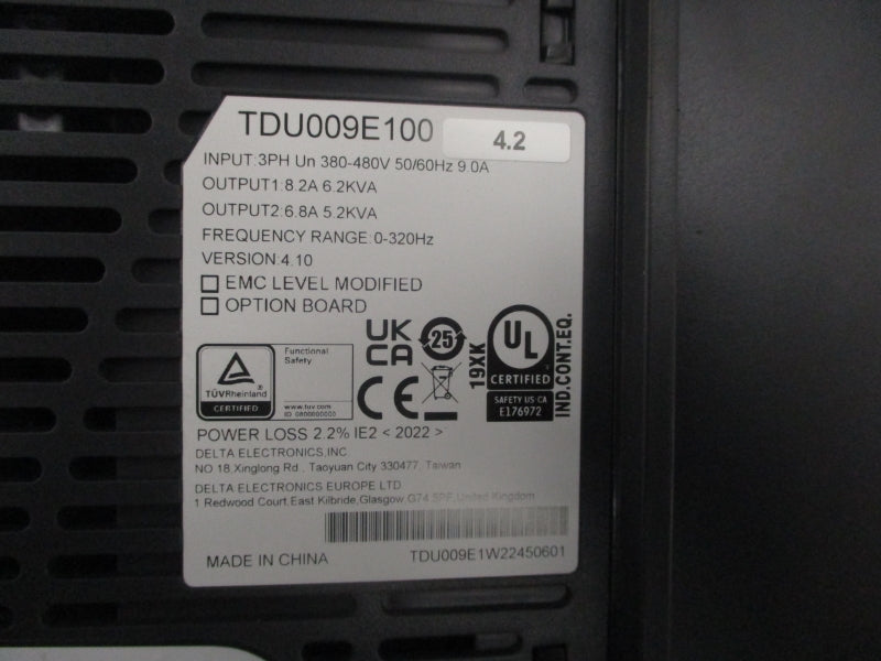 SCHNEIDER ELECTRIC TDU009E100 380-480V 9.0A NSNP