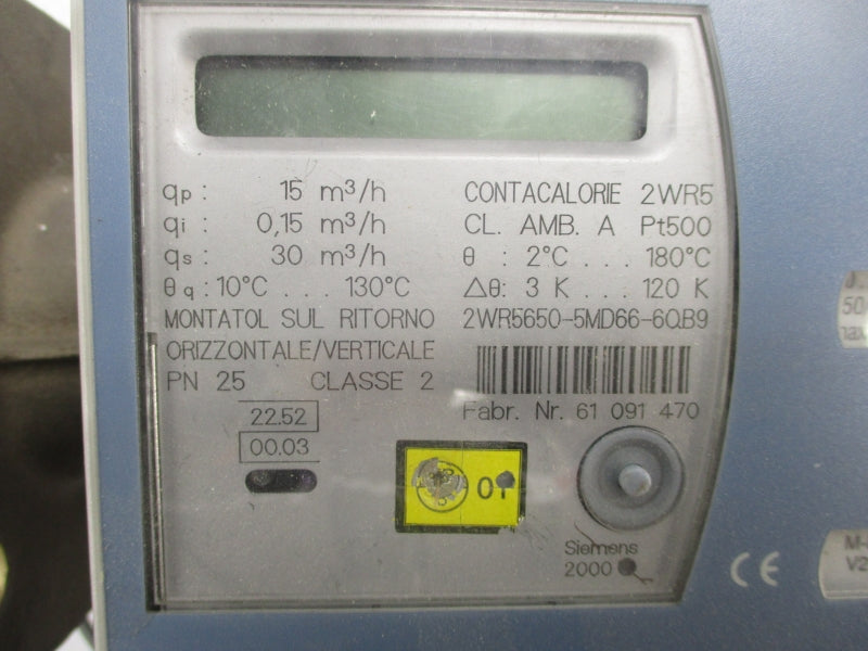 SIEMENS 2WR5650-5MD66-6QB9 220-240V UNMP