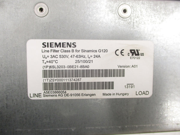 SIEMENS 6SL3210-1NE21-3UL0 400-480V 13.6A NSNP