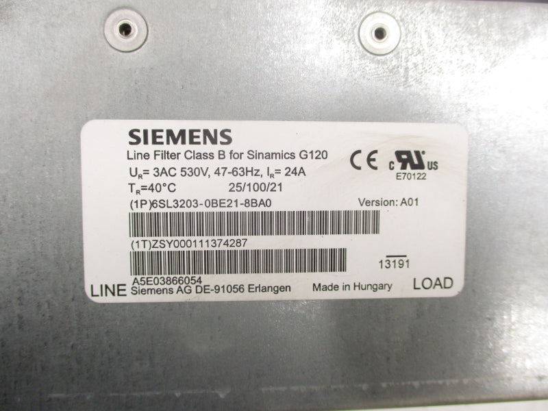 SIEMENS 6SL3210-1NE21-3UL0 400-480V 13.6A NSNP