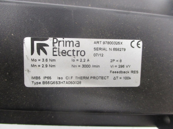 PRIMA ELECTRO B56G6S3H7A050028 97800325X 296V 2.2A NSNP