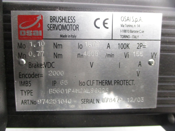 OSAI B5601P4M2AL90028 97425104Q 155V 1.72A NSNP