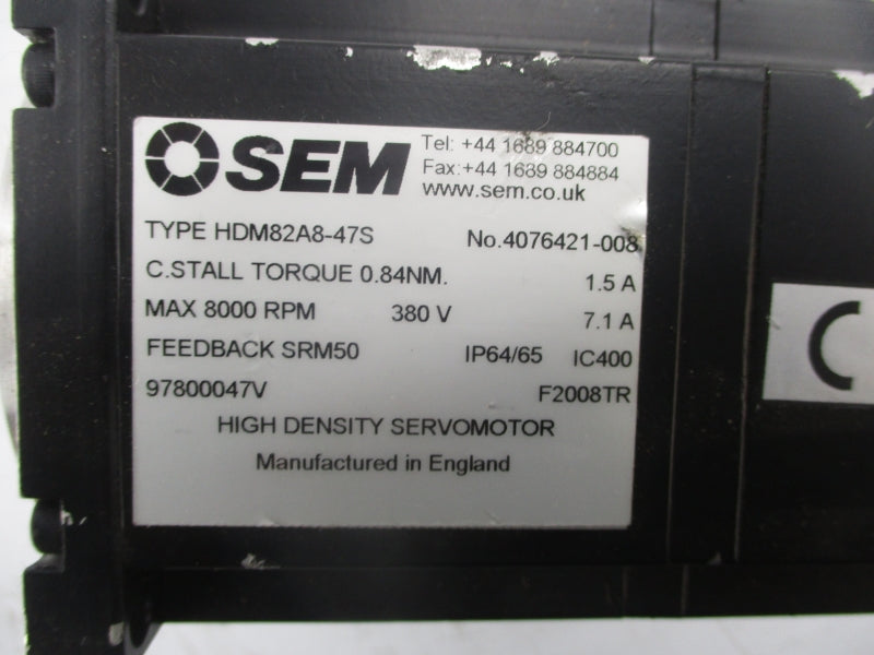 SEM HDM82A8-47S 380V 1.5/7.1A NSNP