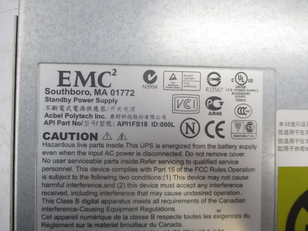 EMC API1FS18 100-240V 10.2-4.3A NSNP