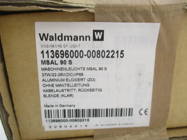 WALDMANN 113696000-00802215 MSAL90S 22-26VDC NSFS