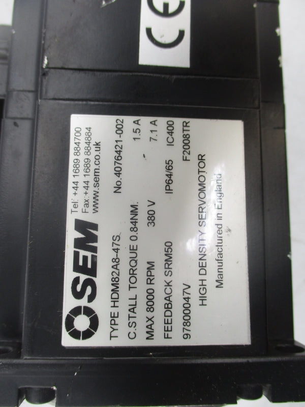 SEM HDM82A8-47S 380V 1.5/1.7A UNMP