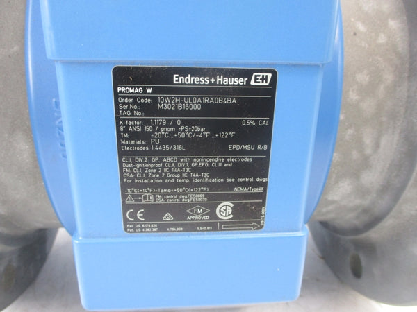 ENDRESS+HAUSER 10W2H-UL0A1RA0B4BA 85-250VAC NSNP