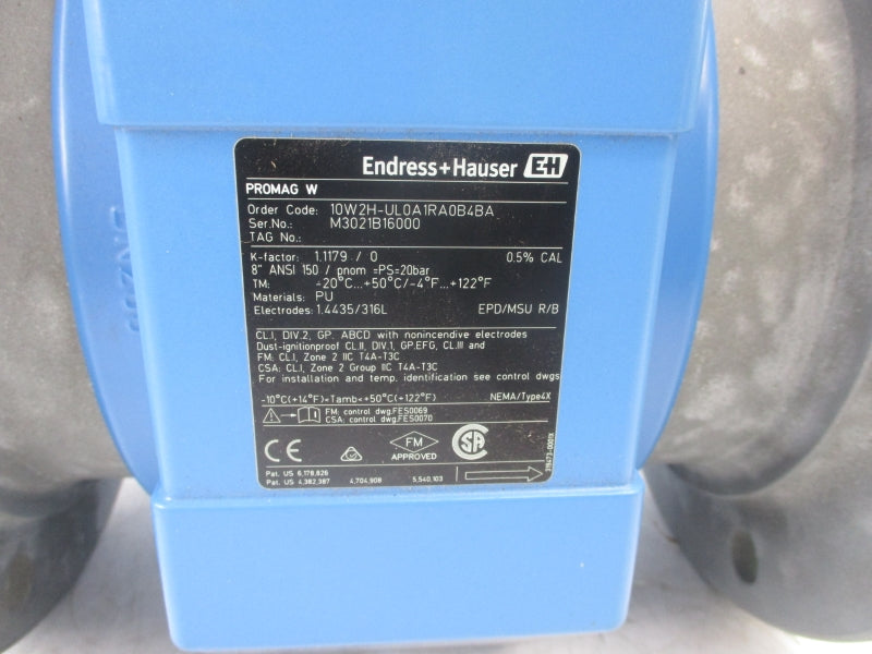 ENDRESS+HAUSER 10W2H-UL0A1RA0B4BA 85-250VAC NSNP