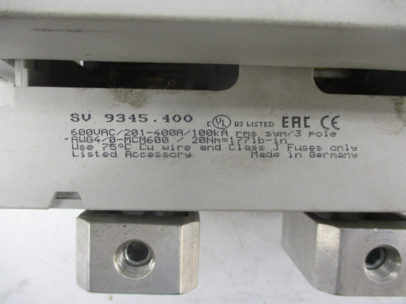 CIRCUIT BREAKER SV9345.400 600VAC NSNP