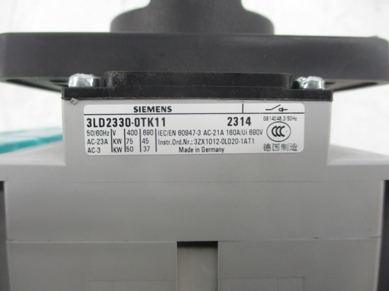 SIEMENS 3LD2330-0TK11 690V NSNP