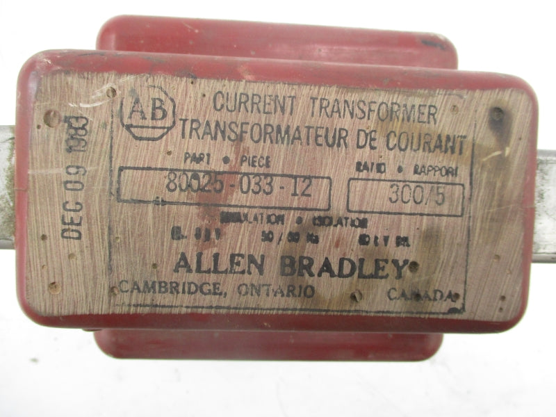 ALLEN BRADLEY 80025-033-12 UNMP