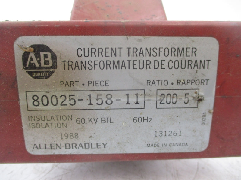 ALLEN BRADLEY 80025-158-11 (AS PICTURED) UNMP