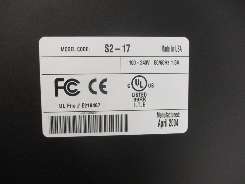 MODULE S2-17 100-240V 1.5A NSNP