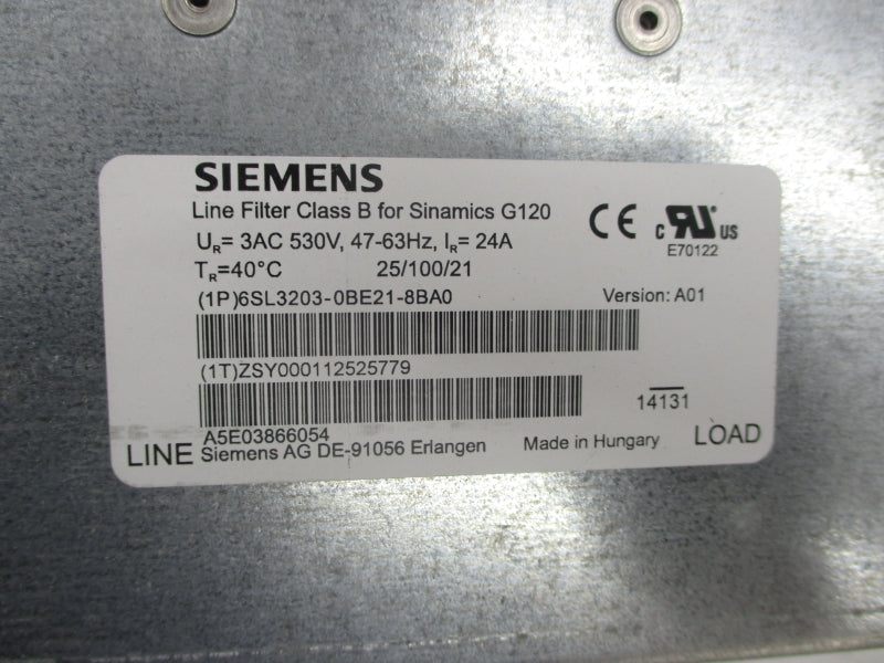 SIEMENS 6SL3210-1NE21-3UL1 380-480V 13.6A NSNP