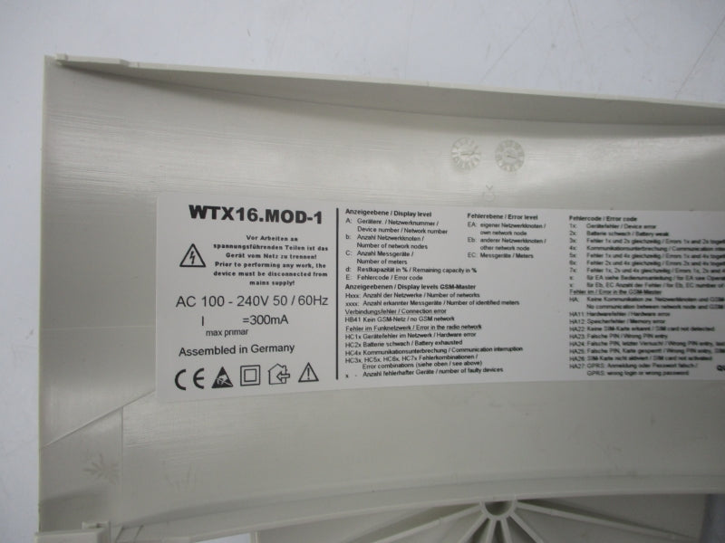 SIEMENS WTX16.MOD-1 100-240VAC NSNP