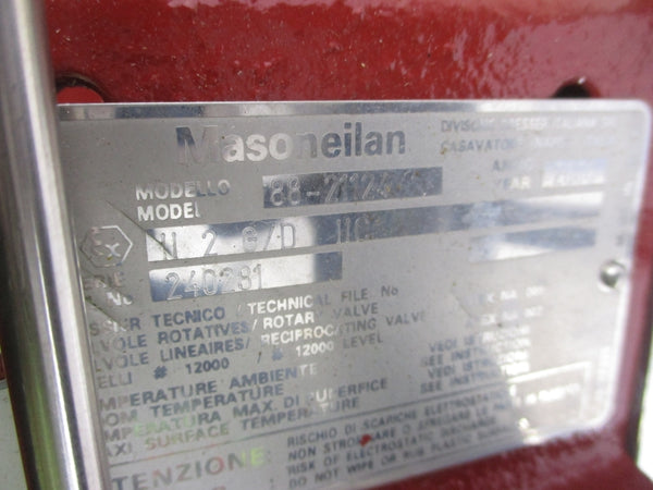 MASONEILAN 88-21124 3-15PSI UNMP