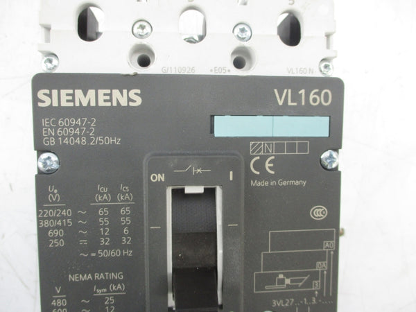 SIEMENS 3VL2716-1AA33-0AA0 690V NSNP