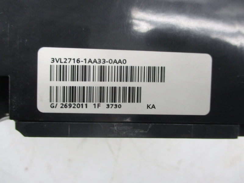 SIEMENS 3VL2716-1AA33-0AA0 690V NSNP