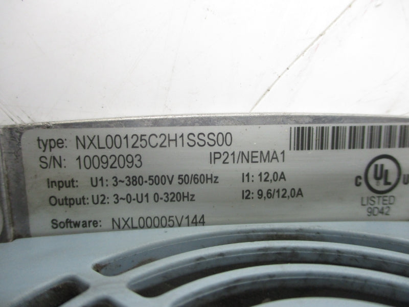 VACON NXL00125C2H1SSS00 380-500V 12A (AS PICTURED) UNMP