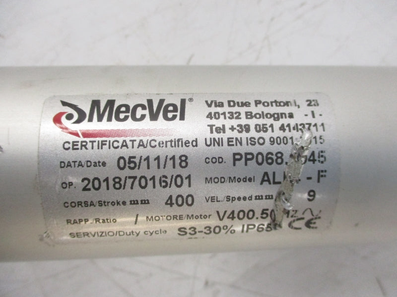 MECVEL PP068.045 MR63C4 280/480V 1.43/0.82A NSNP