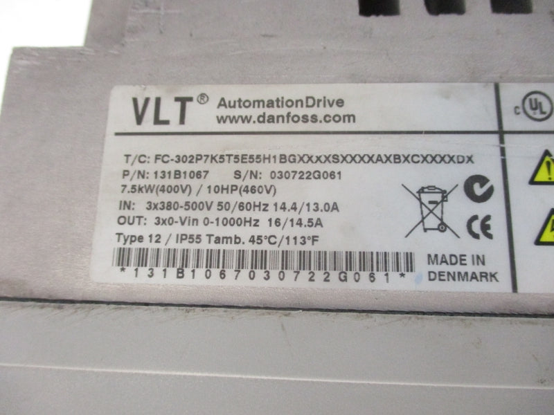 DANFOSS 131B1067 380-500V 14.4/13.0A NSNP