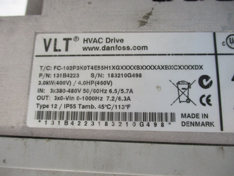 DANFOSS 131B4223 380-480V 6.5/5.7A UNMP