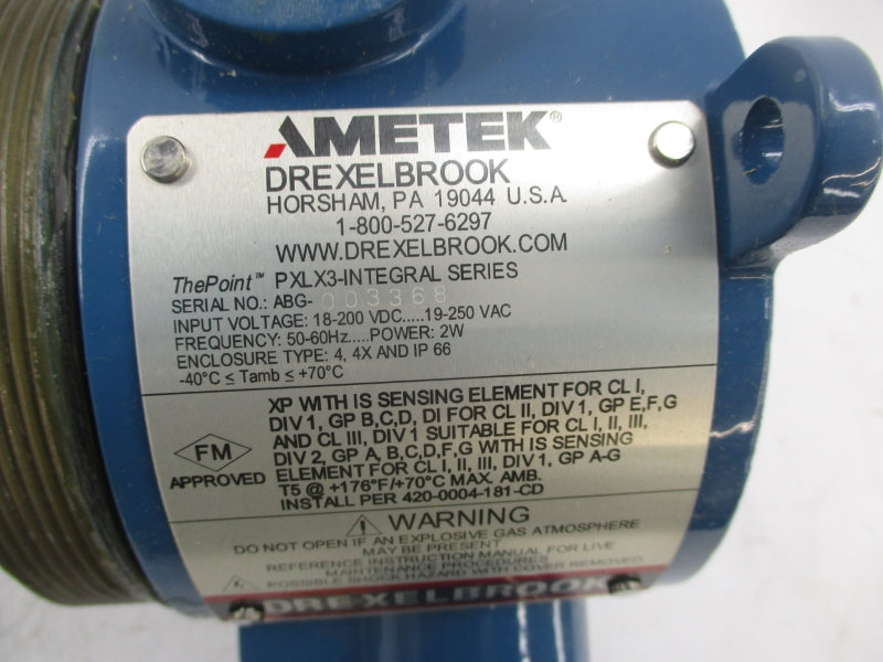 AMETEK PXLX3-INTEGRAL 19-250VAC NSNP